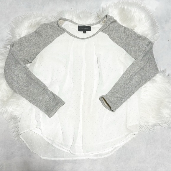 Anthropologie Tops - Sunday in Brooklyn Top white and Gray